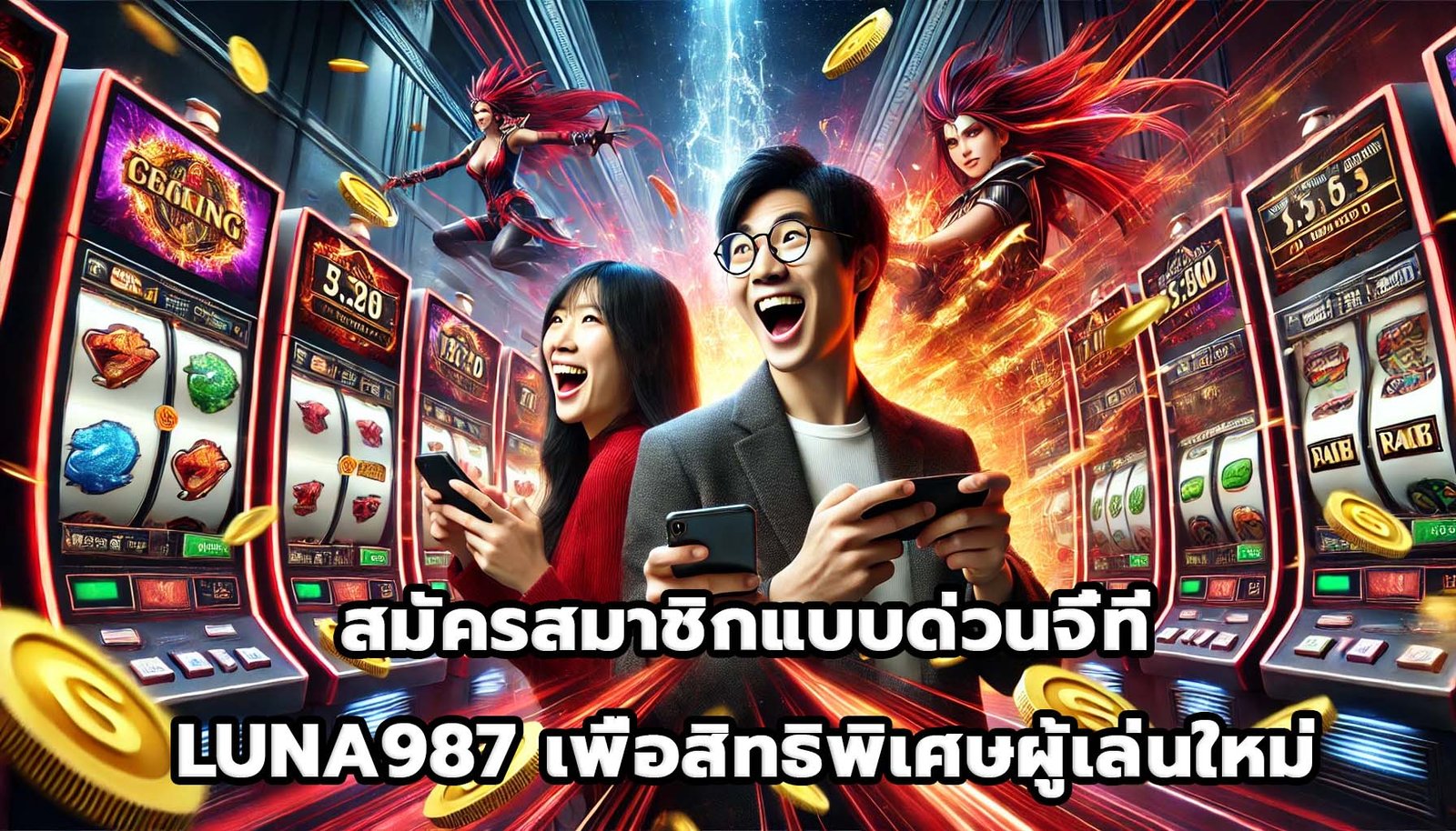 สมัครสมาชิกแบบด่วนจี๋ที่ LUNA987 เพื่อสิทธิพิเศษผู้เล่นใหม่-2