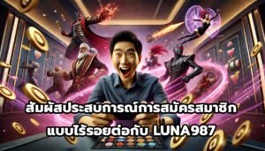สัมผัสประสบการณ์การสมัครสมาชิกแบบไร้รอยต่อกับ LUNA987-7