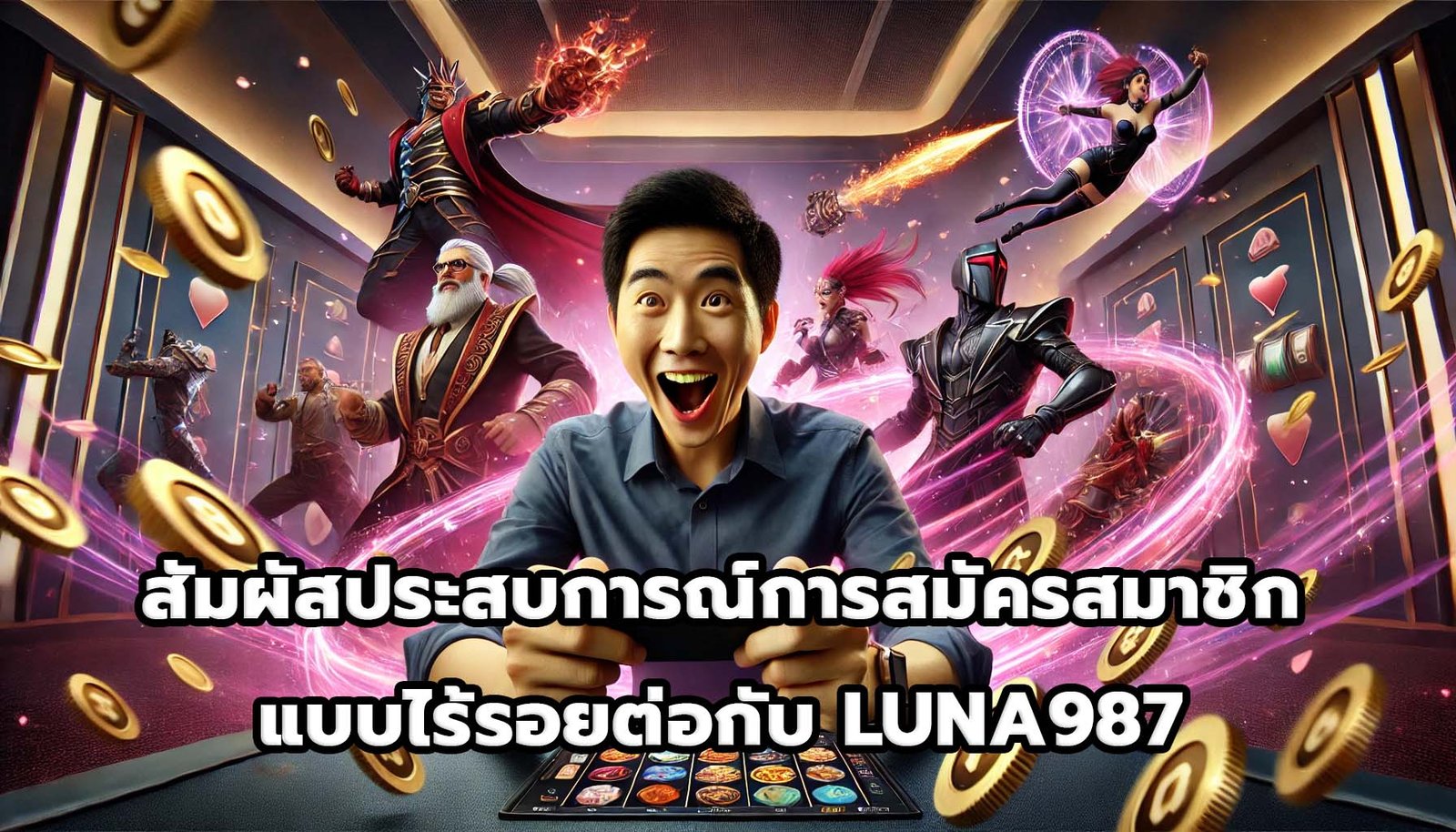 สัมผัสประสบการณ์การสมัครสมาชิกแบบไร้รอยต่อกับ LUNA987-7