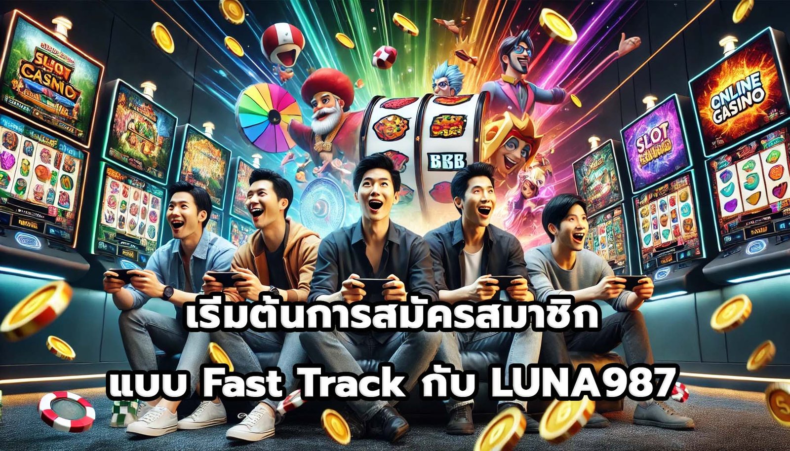 เริ่มต้นการสมัครสมาชิกแบบ Fast Track กับ LUNA987-5
